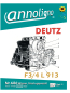 Preview: Deutz Diesel Motor Typ F3/4L 913 Bild- Bedienungsanleitung & Bild-Ersatzteilliste & Explosionszeichnungen - annoligno 686